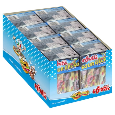 Efrutti Sour Gecko Individually Wrapped .68 oz., PK320 5191